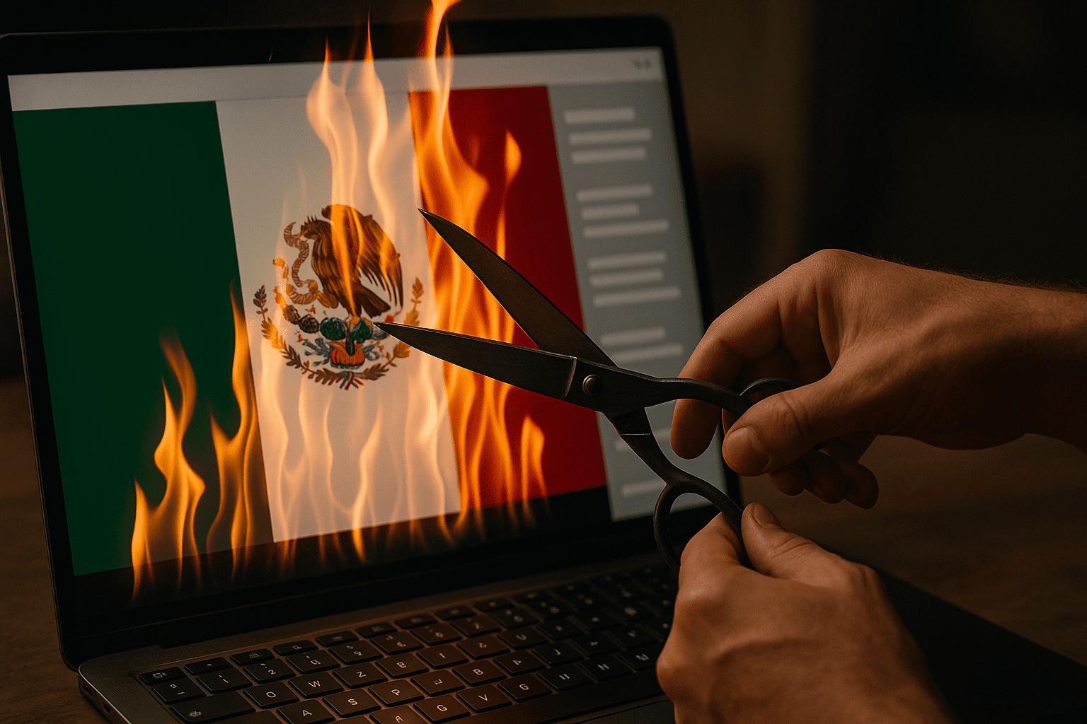 Gobierno sin cortafuegos, pero con tijeras: riesgos de censura digital en México