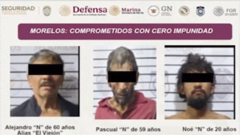 Capturan a El Viejón, miembro de la Familia Michoacana, tras enfrentamientos en Morelos