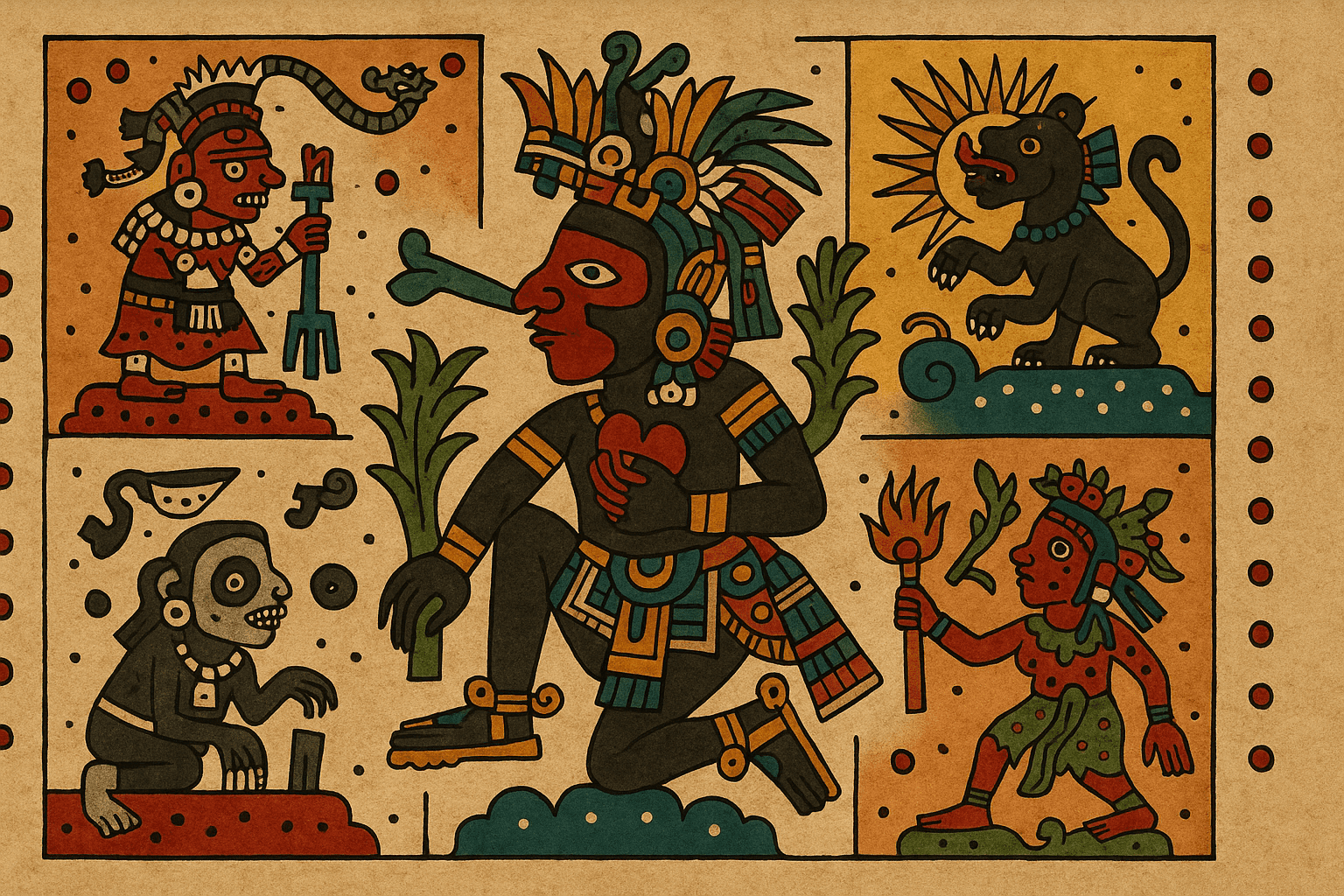 El códice que respiraba con los dioses y giraba con el universo