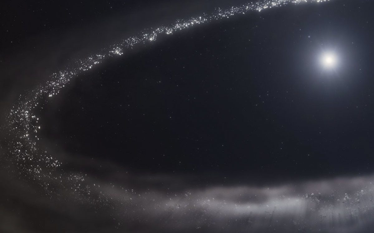 Hielo interestelar: descubren agua congelada en un sistema en formación similar al del Sol