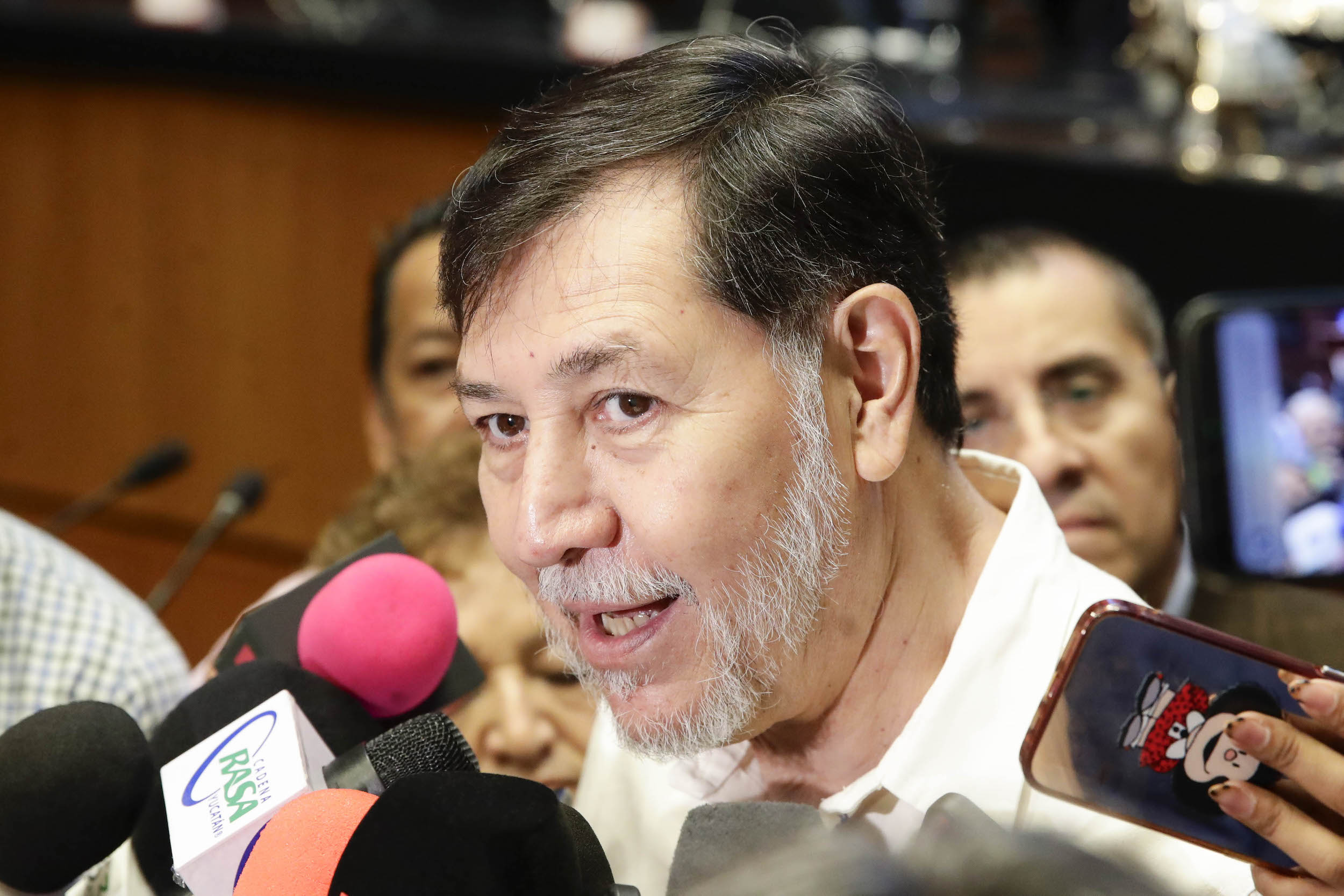 El presidente del Senado y su boca suelta: Fernández Noroña, entre la investidura y la vulgaridad