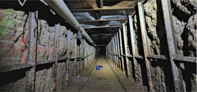 Autoridades clausuran túnel usado para el narco entre Tijuana y San Diego