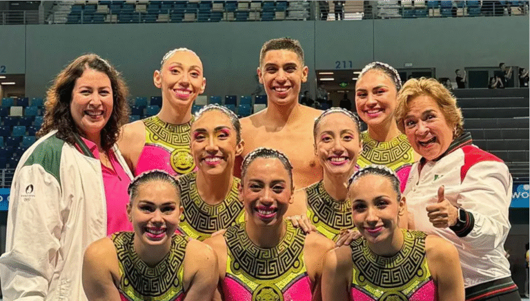 Equipo mexicano de natación artística conquista bronce en China