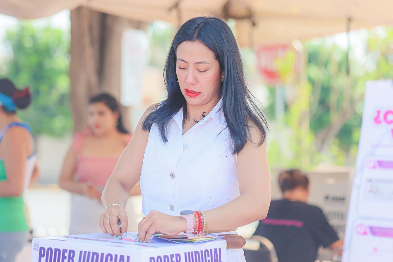 Betzabé Martínez llama a votar por justicia y democracia desde Durango