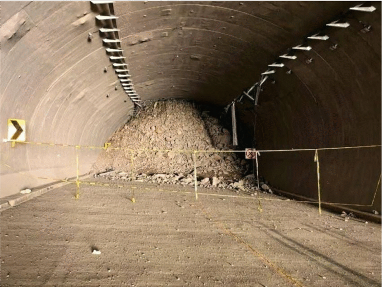 Túnel inaugurado por Sheinbaum colapsa en Oaxaca tras paso del huracán 'Erick'