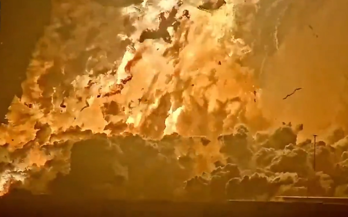 Explota nave Starship de SpaceX durante prueba en tierra en Texas
