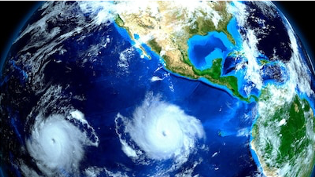 ¡Ojo! Se forman dos ciclones en el Pacífico: Bárbara y Cosme en camino