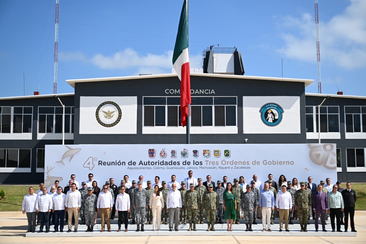 David Monreal consolida liderazgo en seguridad durante reunión regional en Nayarit