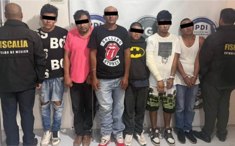 Capturan a nueve miembros del grupo ‘M4’ en Edomex vinculados al CJNG
