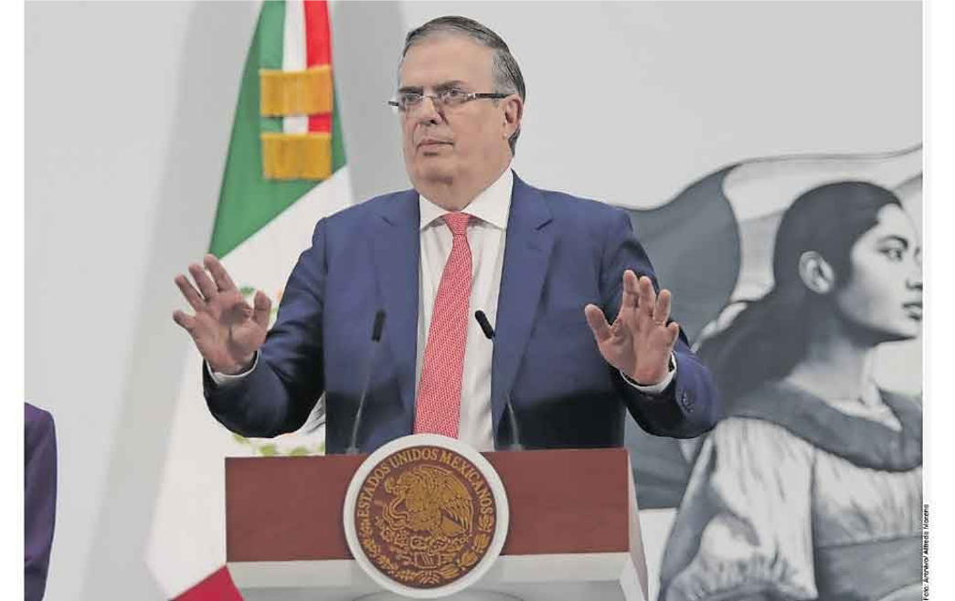 Ebrard niega intercambio de narcos por aranceles con EU