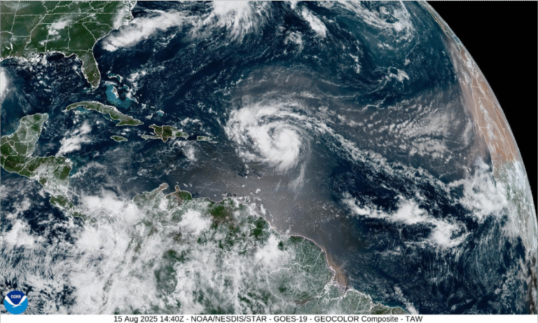 Erin, el primer huracán del Atlántico 2025… pero sin riesgos para México