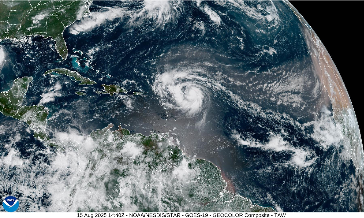 Erin, el primer huracán del Atlántico 2025… pero sin riesgos para México