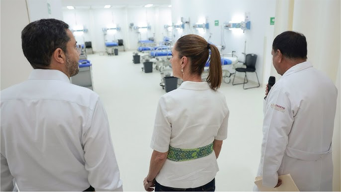Sheinbaum inaugura hospital del ISSSTE en Acapulco… pero aún no está listo al 100 %