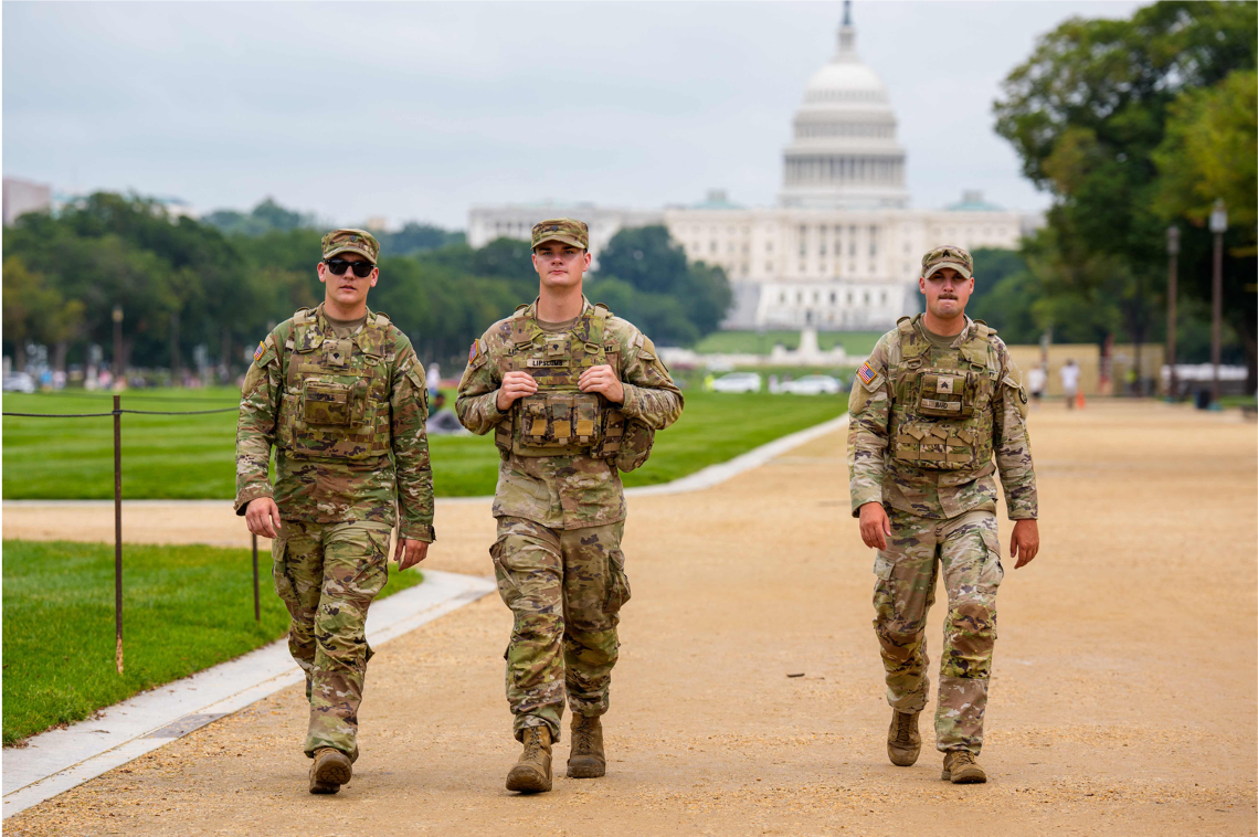 Trump anuncia que patrullará las calles de Washington junto a policía y Guardia Nacional