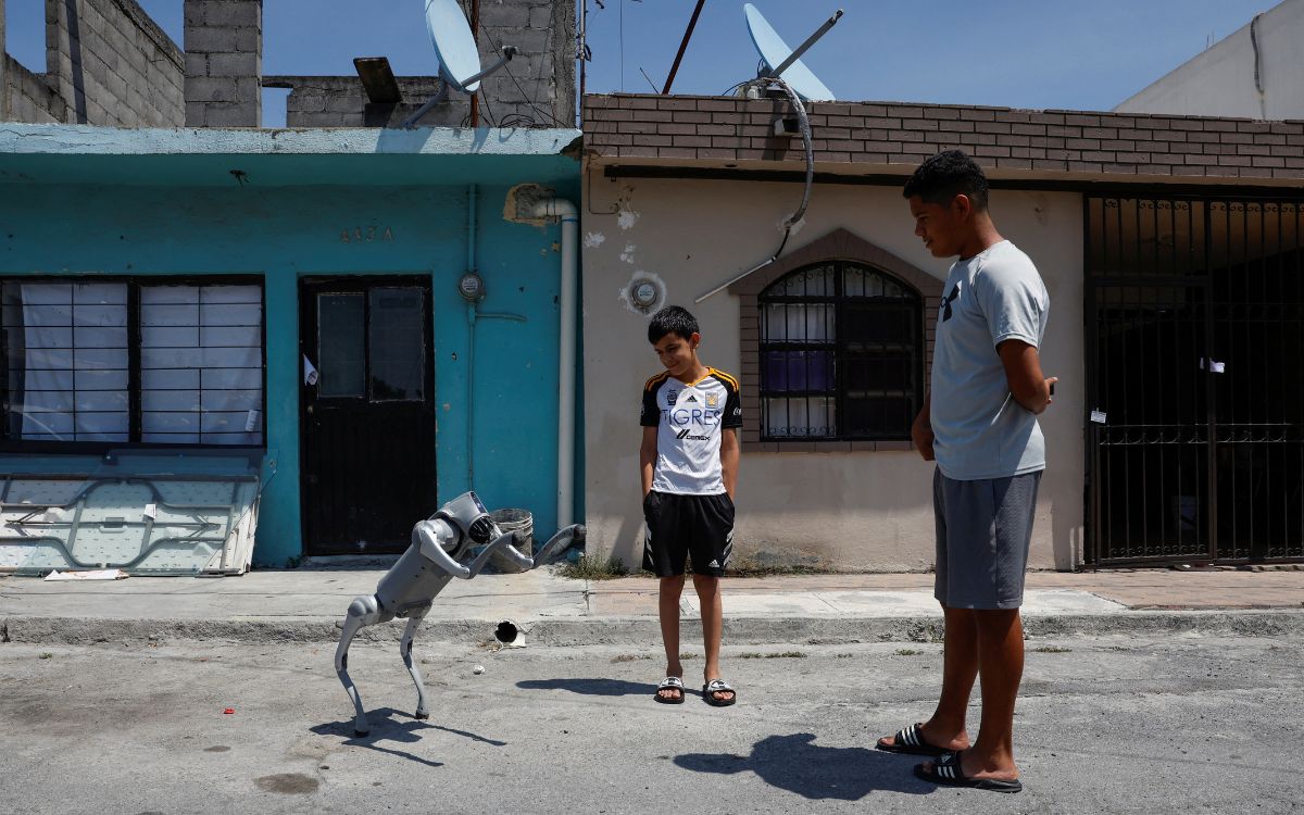 Waldog, el perro robot que defiende a los animales en Monterrey