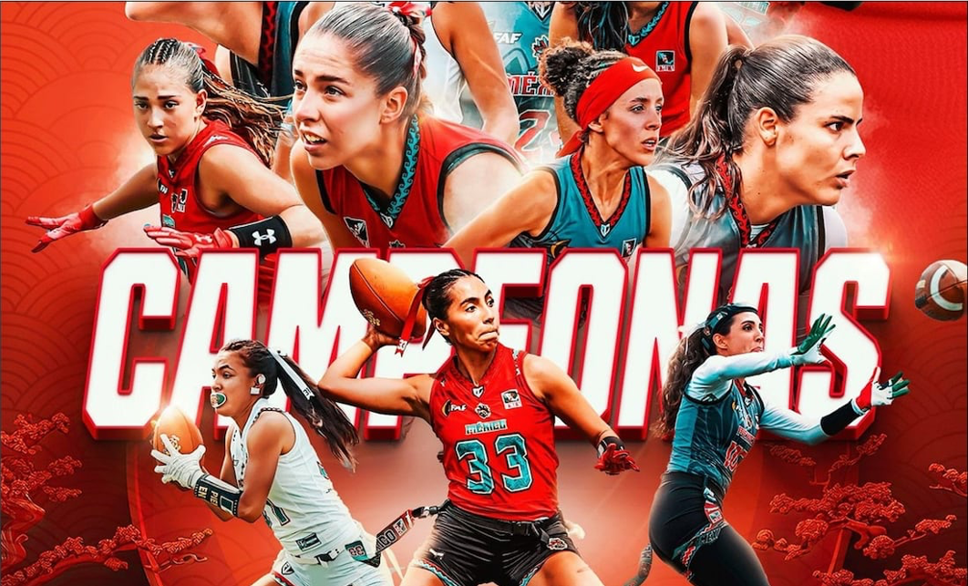 ¡Histórico! La selección femenil de México conquista otra vez el oro en flag football