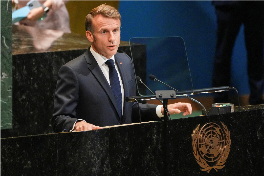 Francia reconoce al Estado palestino en la ONU: Macron apuesta por la paz con condiciones claras