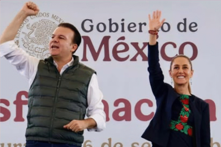 Gobernador priista de Durango se declara ‘claudista’ y suena la unidad con Sheinbaum