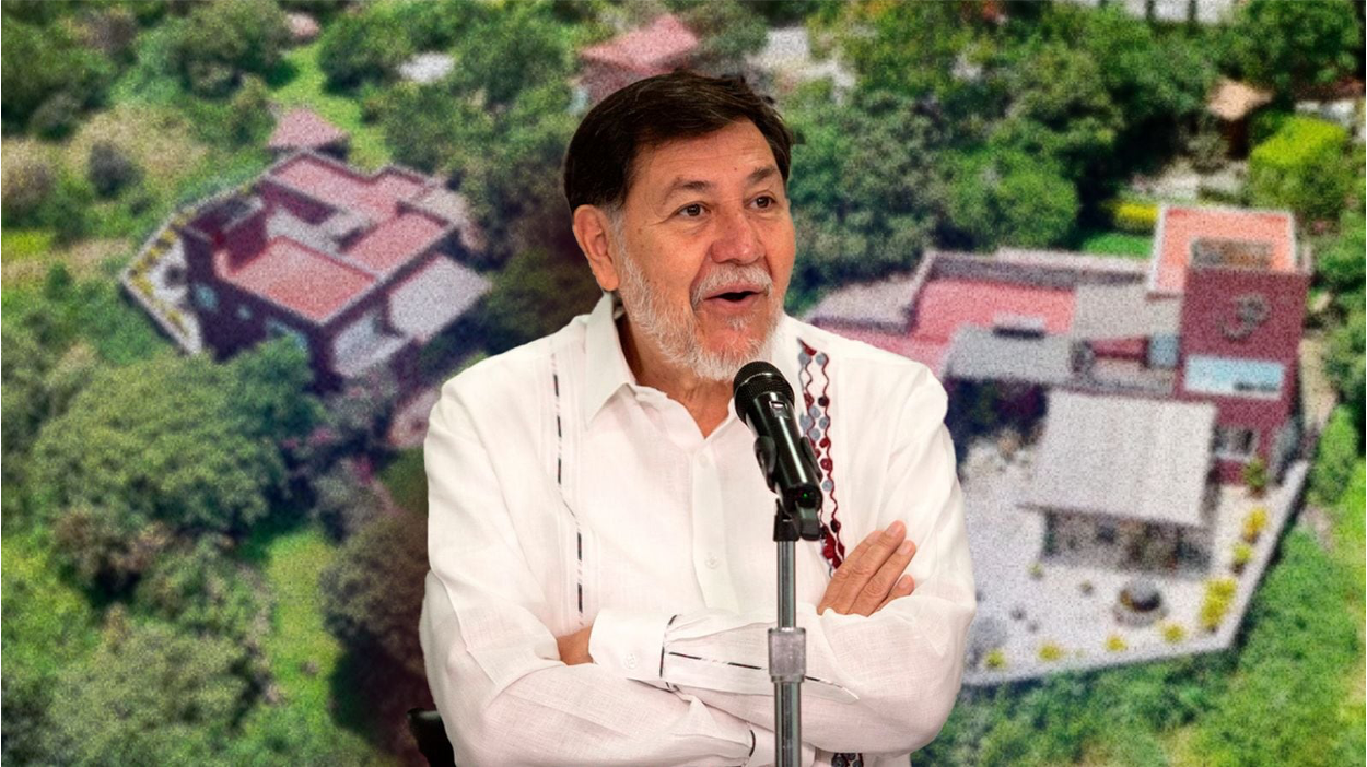 Noroña responde a protestas en Tepoztlán y reta a comuneros por su propiedad