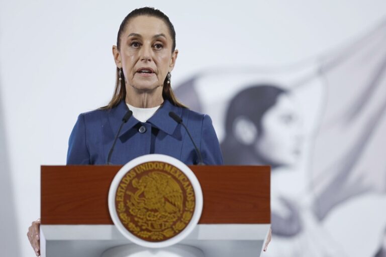 Rueda de prensa diaria de Claudia Sheinbaum en México