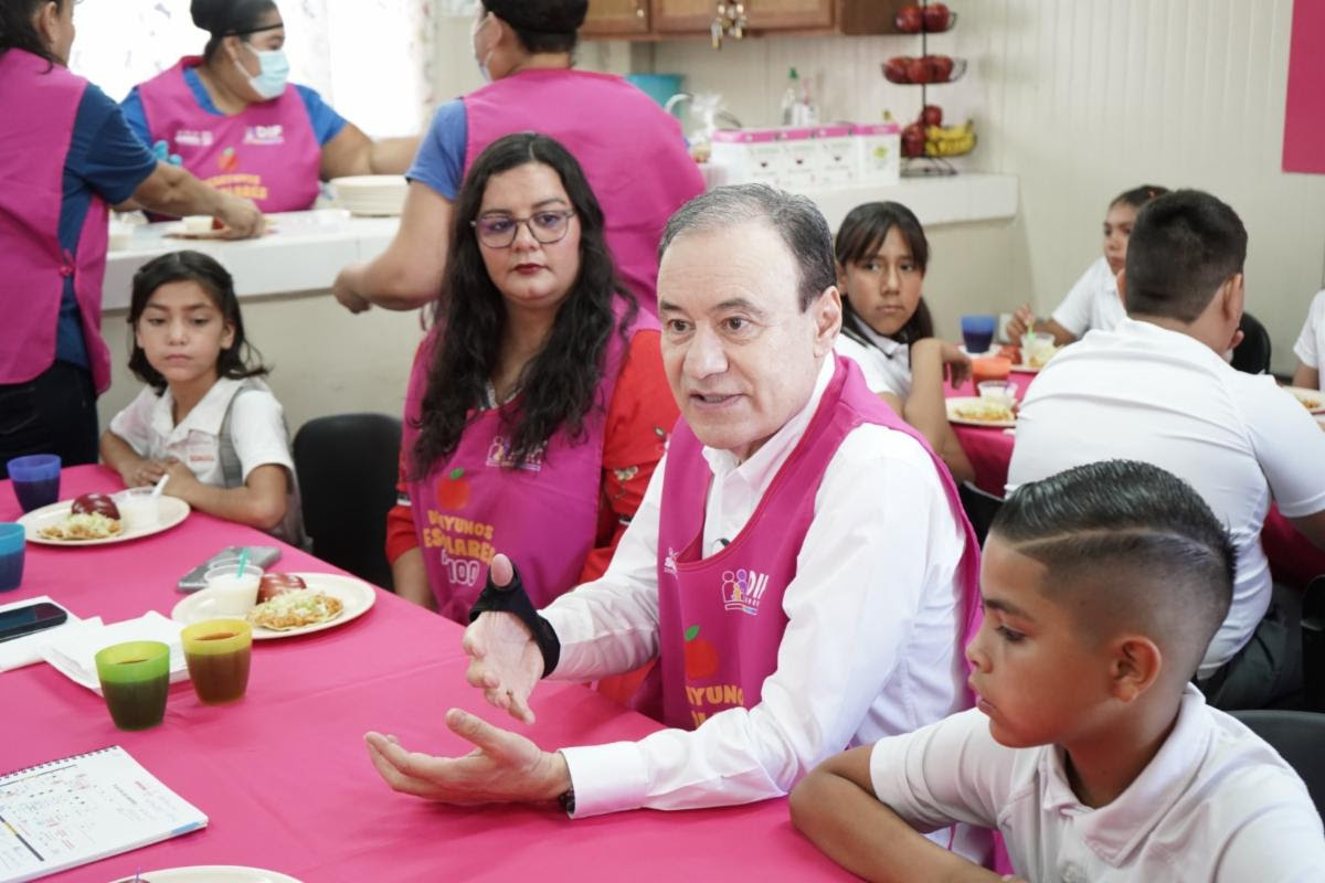 De la escuela a la mesa: 191 mil estudiantes sonorenses recibirán desayuno nutritivo