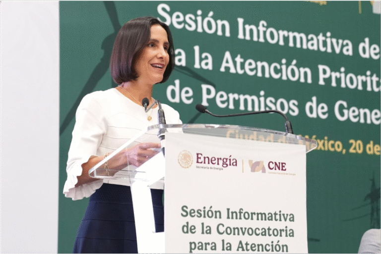 Sener llama al sector privado a invertir en energía eléctrica en zonas clave de México