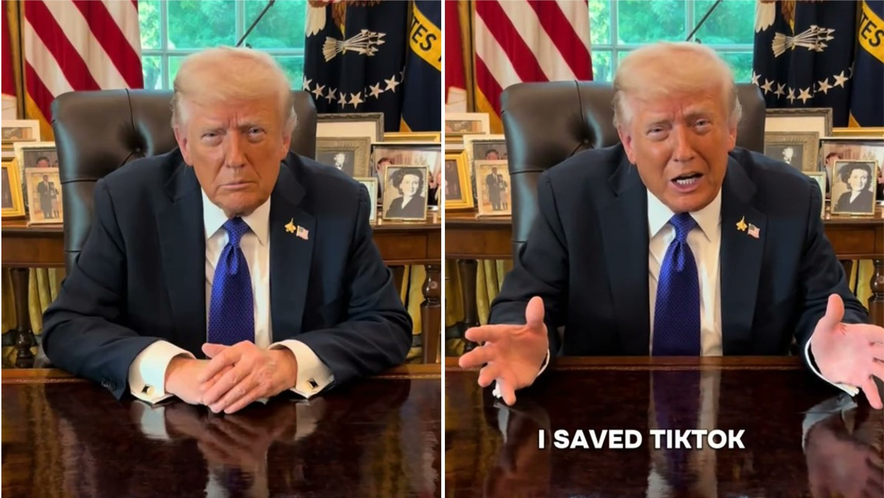 Trump publica su primer TikTok y se dirige a los jóvenes: «Yo salvé TikTok, me deben una»