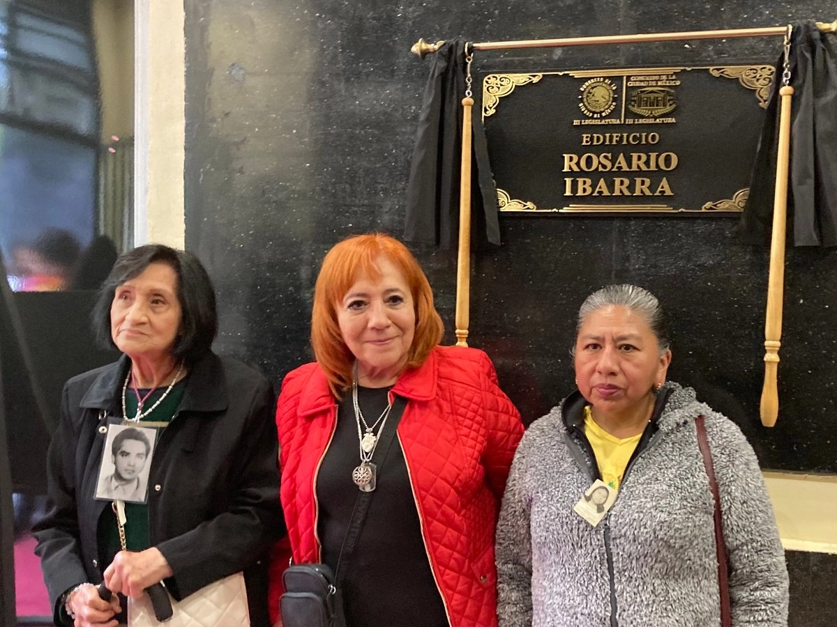 El Congreso de la CDMX honra a Rosario Ibarra de Piedra al nombrar su edificio principal en su memoria