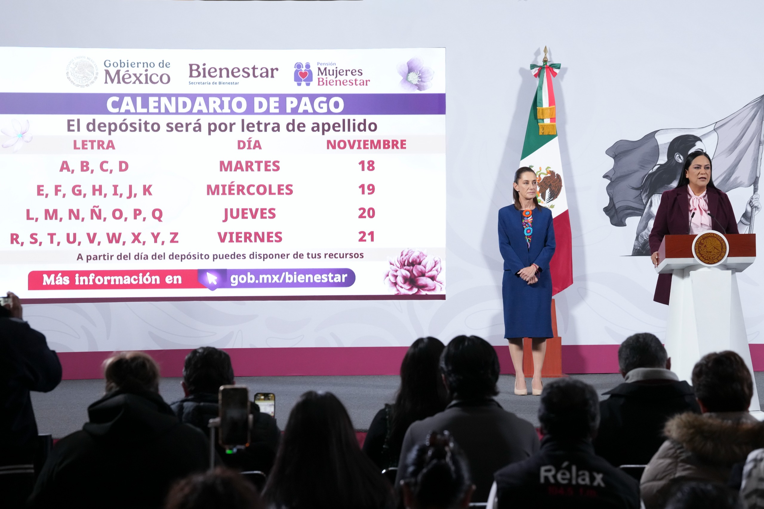 Lanzan calendario de pago para la Pensión Mujeres del Bienestar