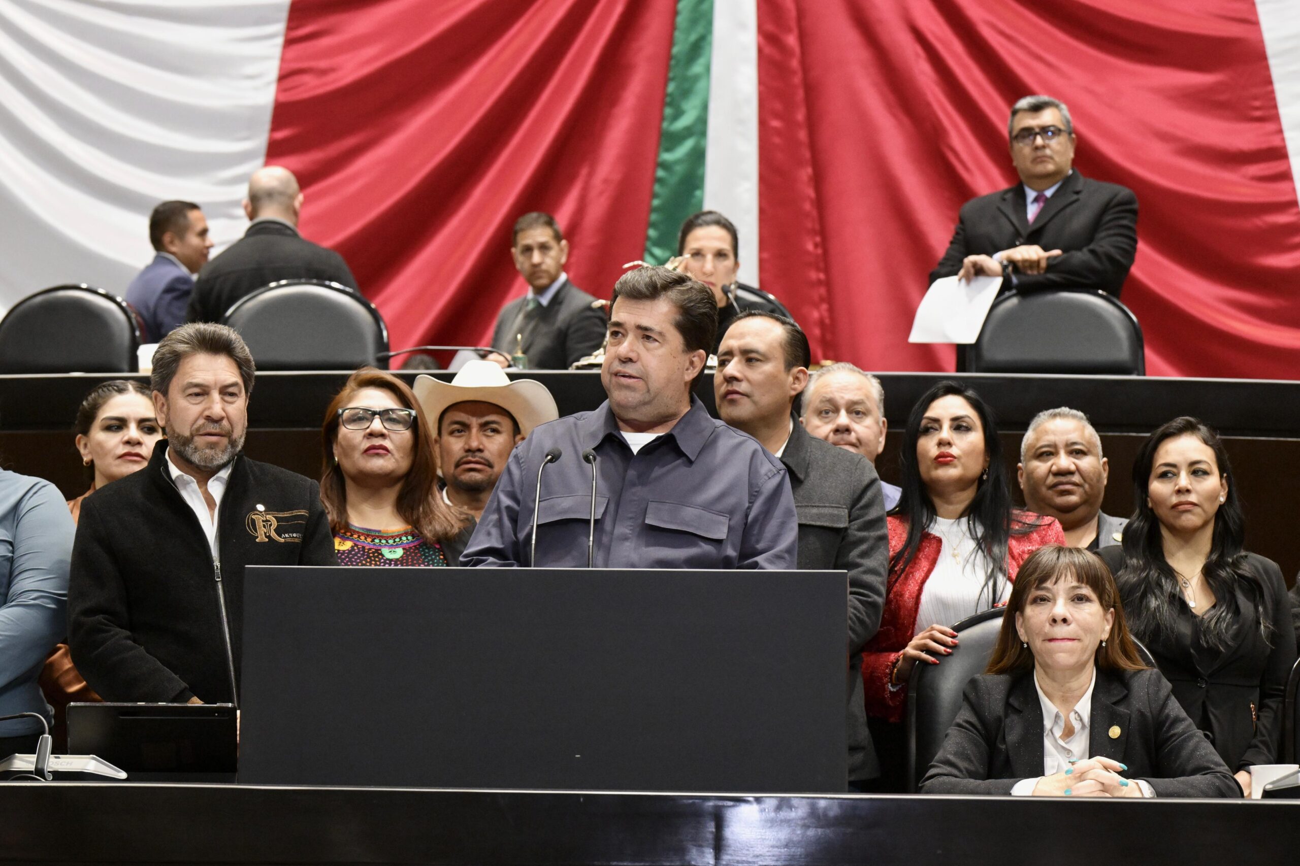 Pedro Haces respalda presupuesto 2026 y pide fortalecer justicia laboral