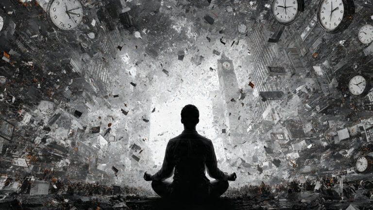 persona_practicando_estoicismo_en_medio_del_caos