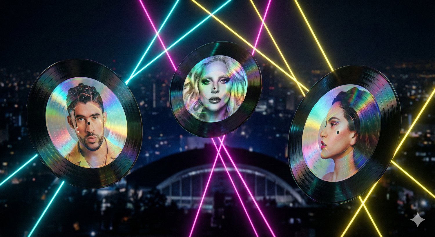 Bad Bunny, Lady Gaga y Rosalía dominan los lanzamientos musicales de 2025