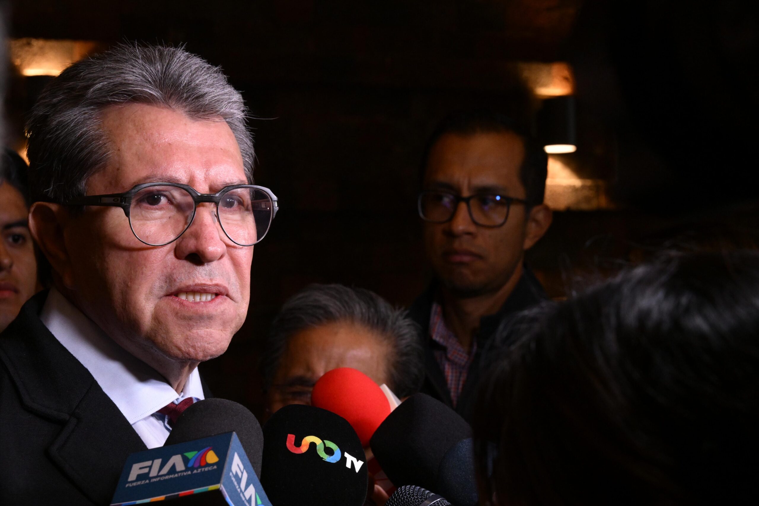 Monreal confirma agenda saturada con Ley de Aguas y Aranceles