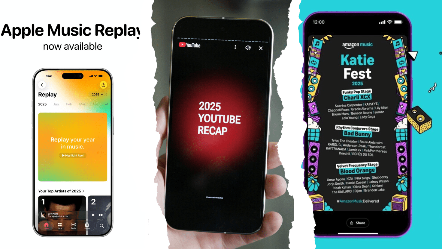 Más opciones que el Wrapped: así puedes ver tu resumen musical en Apple, YouTube y Amazon