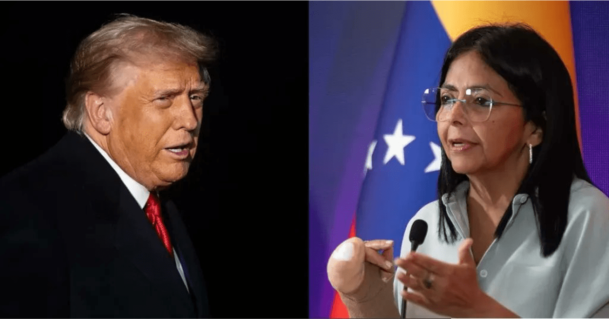 Trump advierte a Delcy Rodríguez: si no actúa bien, acabará peor que Maduro