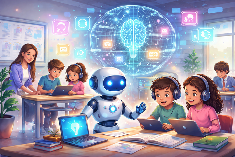 La inteligencia artificial (ia) como herramienta didáctica para la concientización de la no violencia y mejora de actividades en el aula