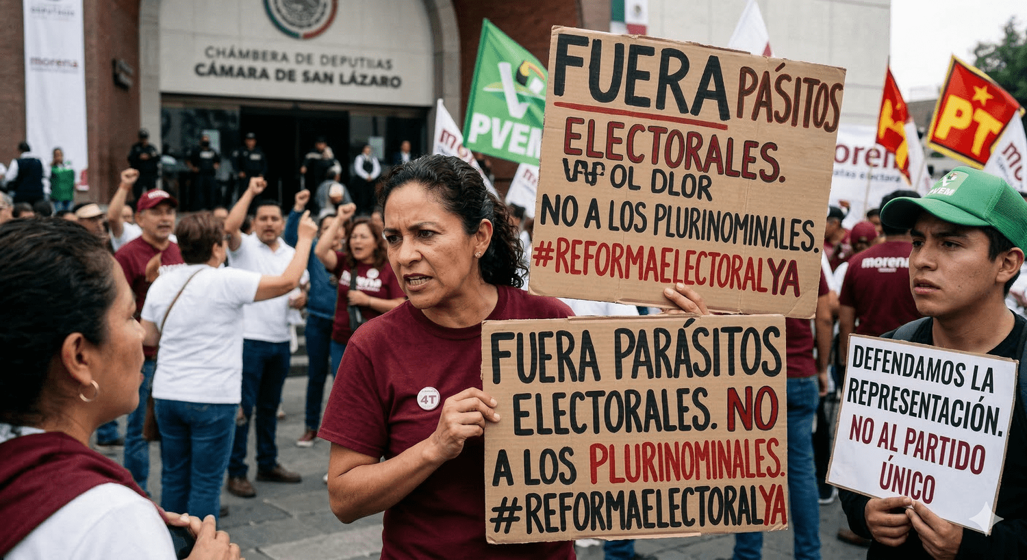 El Parasitismo Amenazado: La rebelión del Partido Verde y el Partido del Trabajo