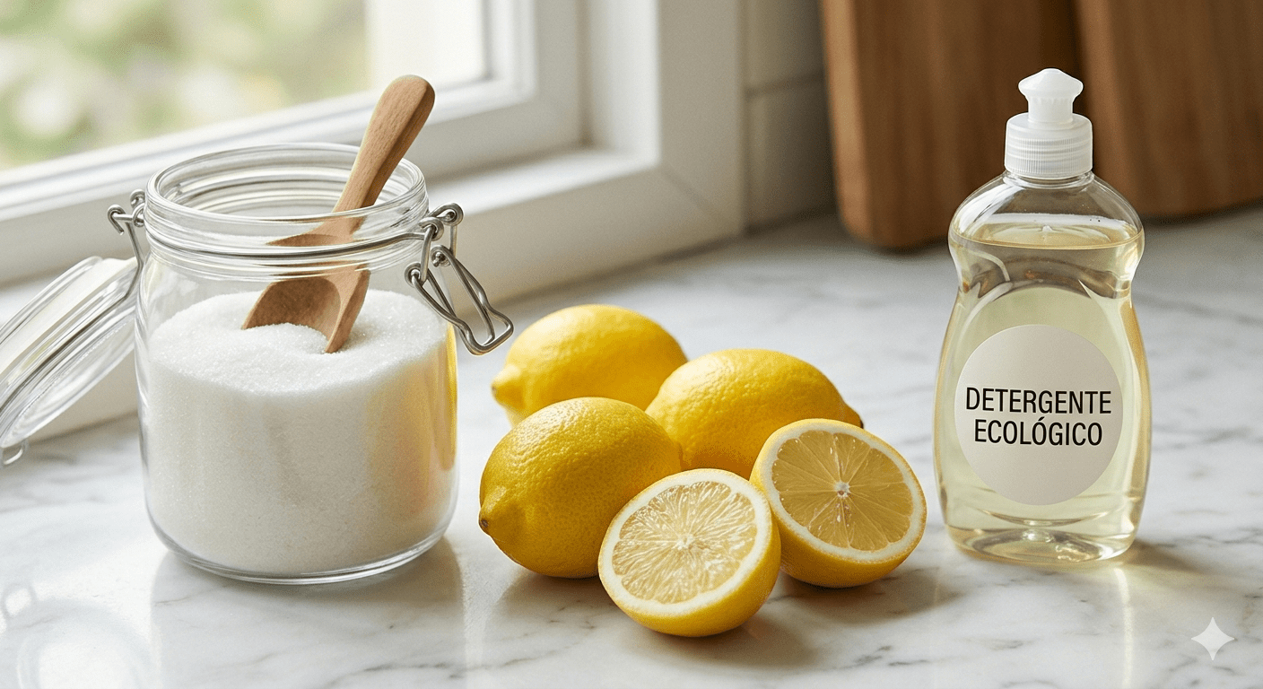 El truco casero que está revolucionando la limpieza: limón, azúcar y detergente