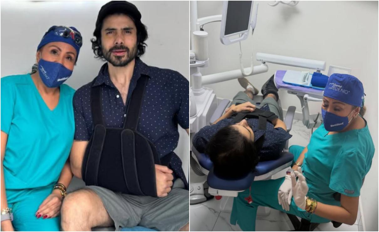 José Ángel Bichir reaparece tras caída y atiende secuelas dentales