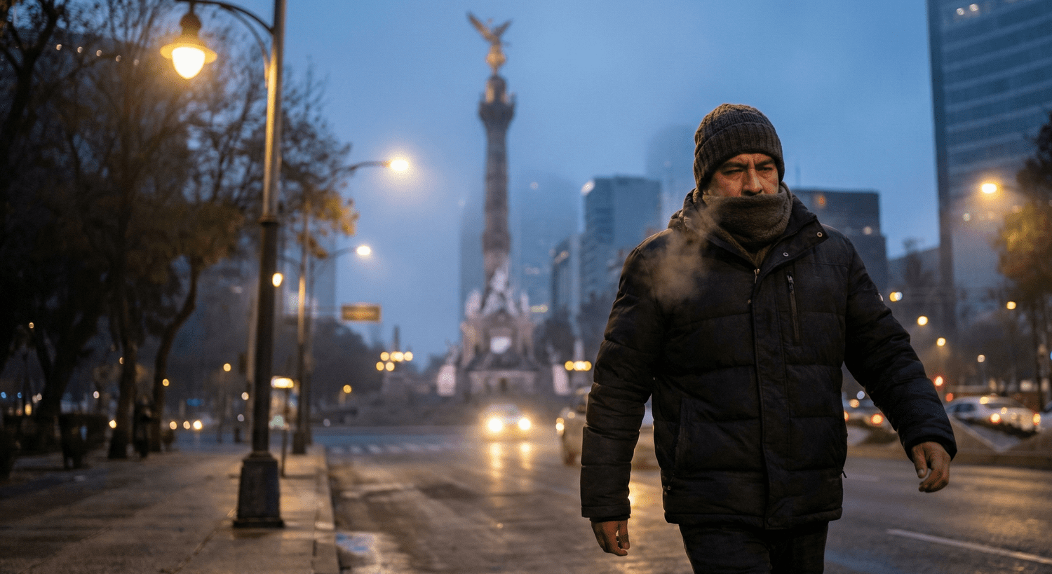¡El frío no se va! Activan doble alerta en CDMX con temperaturas de hasta 1 grado
