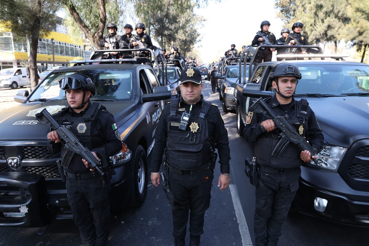 CDMX despliega megaoperativo de seguridad por Semana Santa 2026