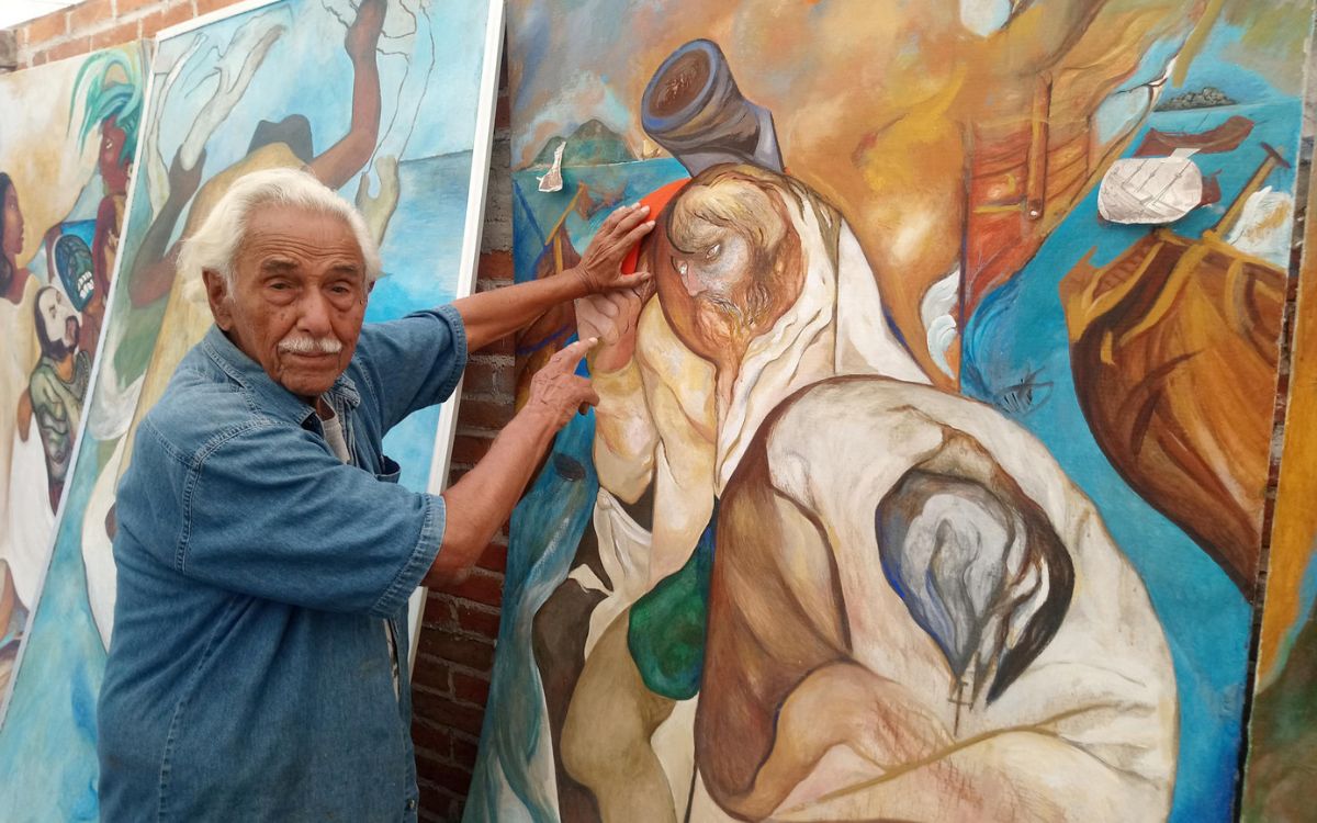 Muere Melchor Peredo, el último gran muralista de México
