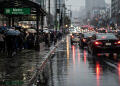Lluvias y marchas complican tráfico y Metro en CDMX este 24 de agosto
