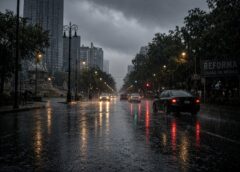 CDMX registra lluvias fuertes, restricción vehicular y movilizaciones este sábado