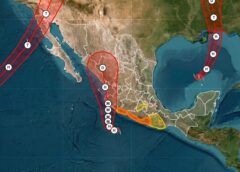 Isaías, Simón y Rachel mantienen en alerta a México
