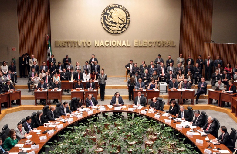 Edificio del Instituto Nacional Electoral (INE) en la Ciudad de México